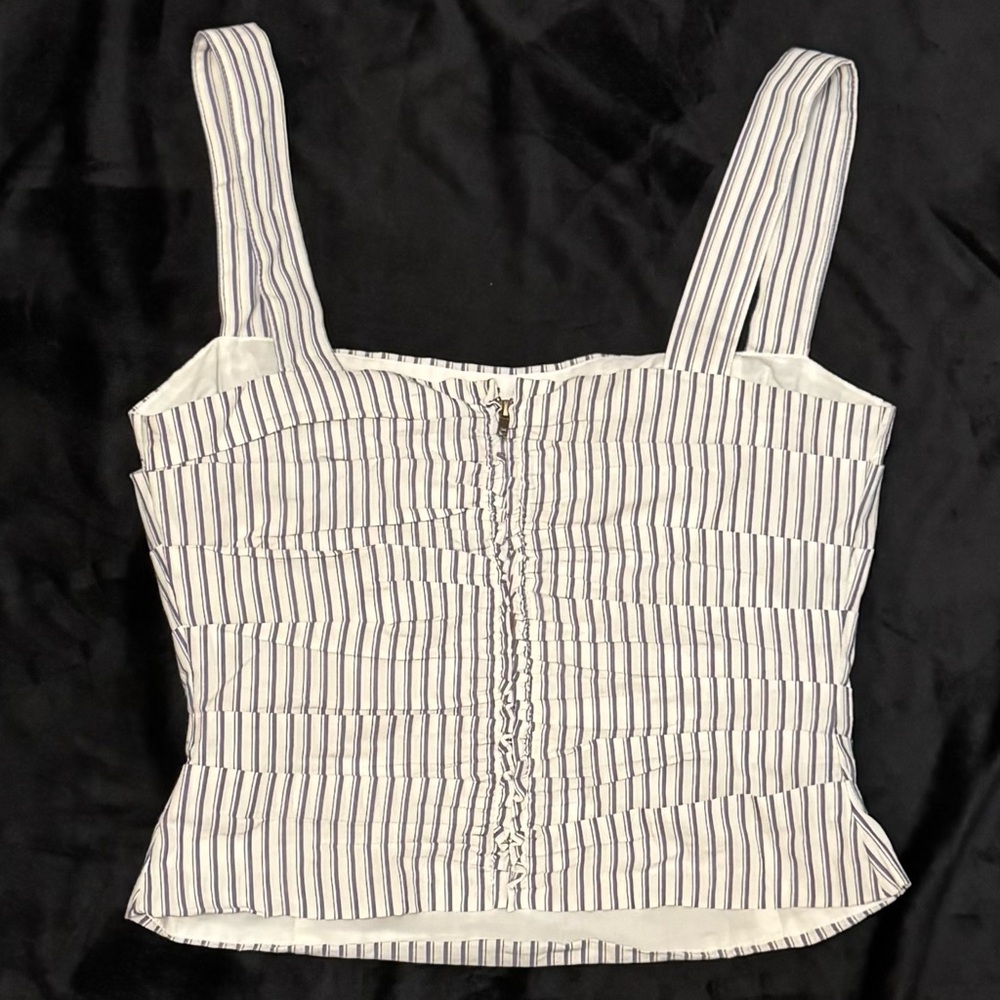 LIONESS Cobain Corset in Ivory Multi Stripe Size Medium - Picture 6 of 13